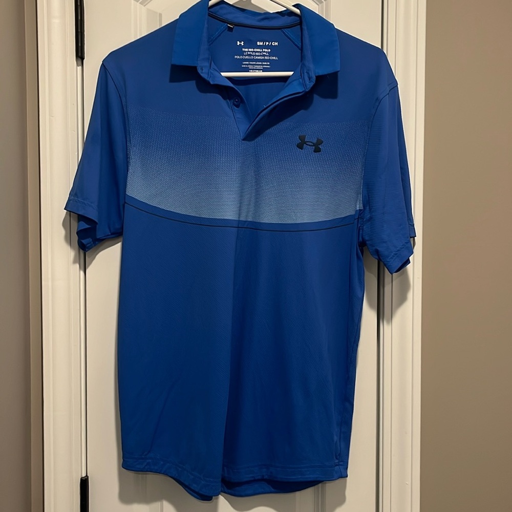 Men’s under armor iso chill golf polo with heat gear